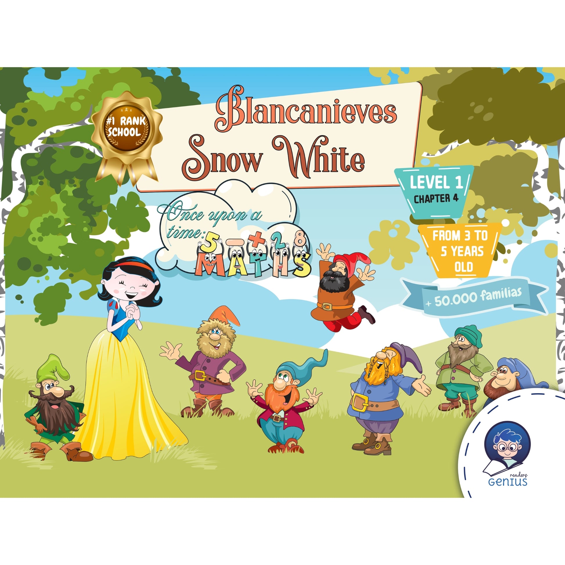 Blancanieves / Snow White | Level 4 - Genius Readers - The Best Early Learning Path