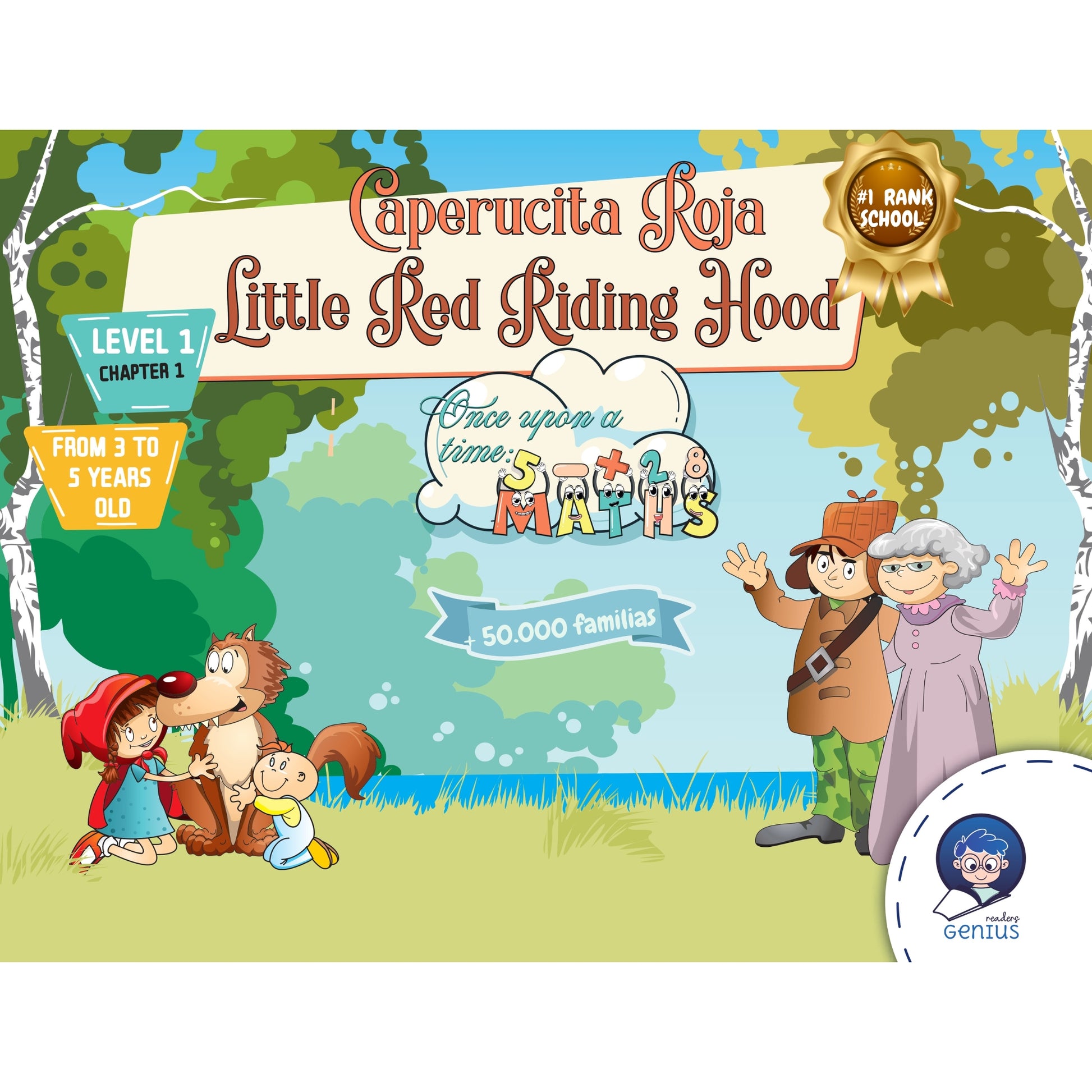 Caperucita Roja / Little Red Riding Hood| Level 1 - Genius Readers - The Best Early Learning Path