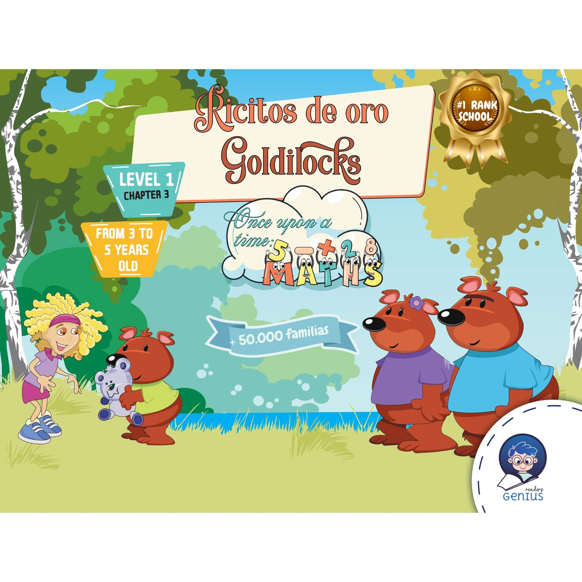 Ricitos De Oro / Goldilocks | Level 3 - Genius Readers - The Best Early Learning Path