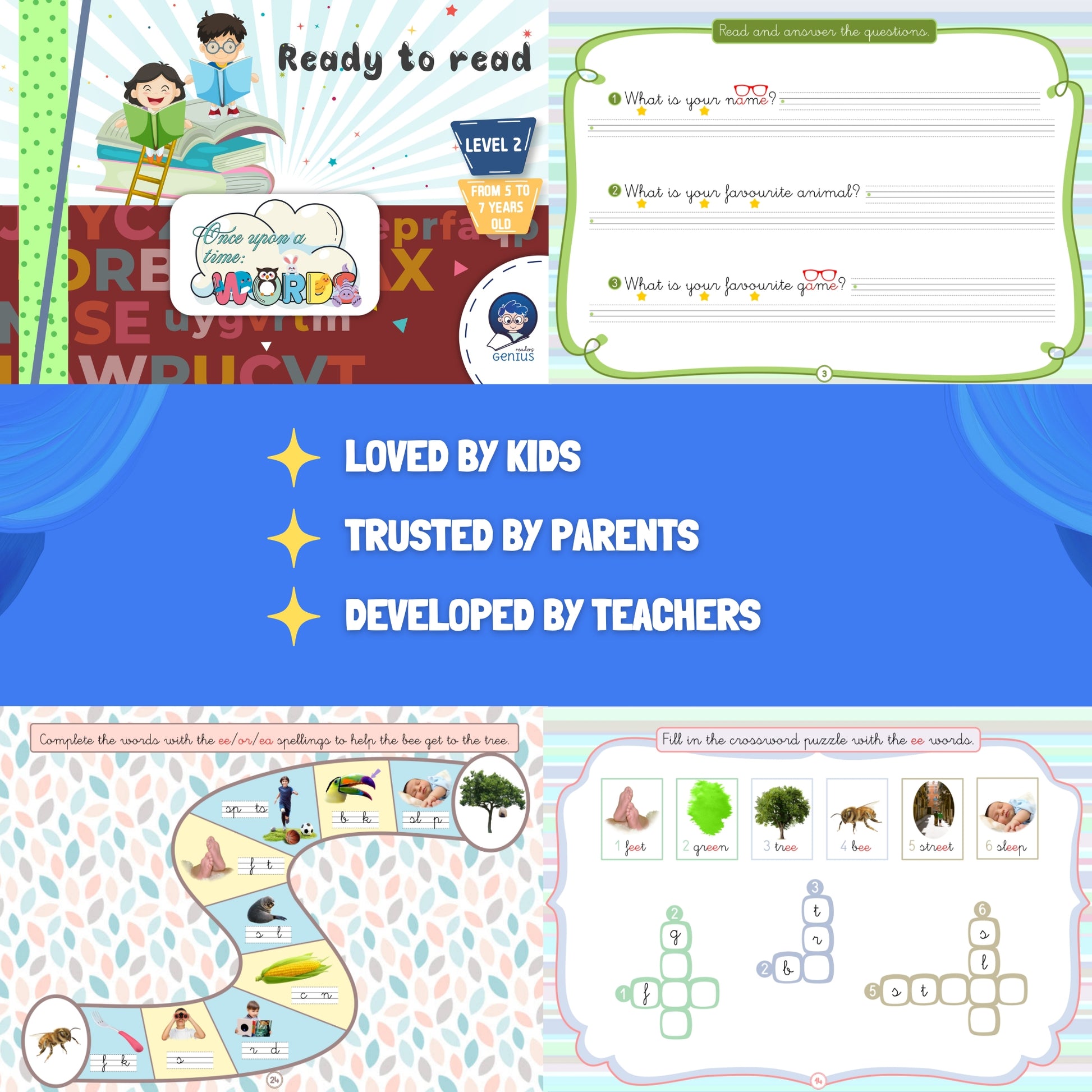 Ready to Read Level 3: Aprender a Leer y Escribir en Español / Inglés para Niños de 5 a 7 Años - Genius Readers - The Best Early Learning Path