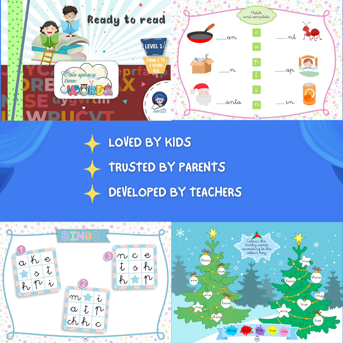 Ready to Read Level 1 : Genius Readers – Ready to Read Level 1: Aprender a Leer y Escribir en Español / Inglés para Niños de 5 a 7 Años - Genius Readers - The Best Early Learning Path