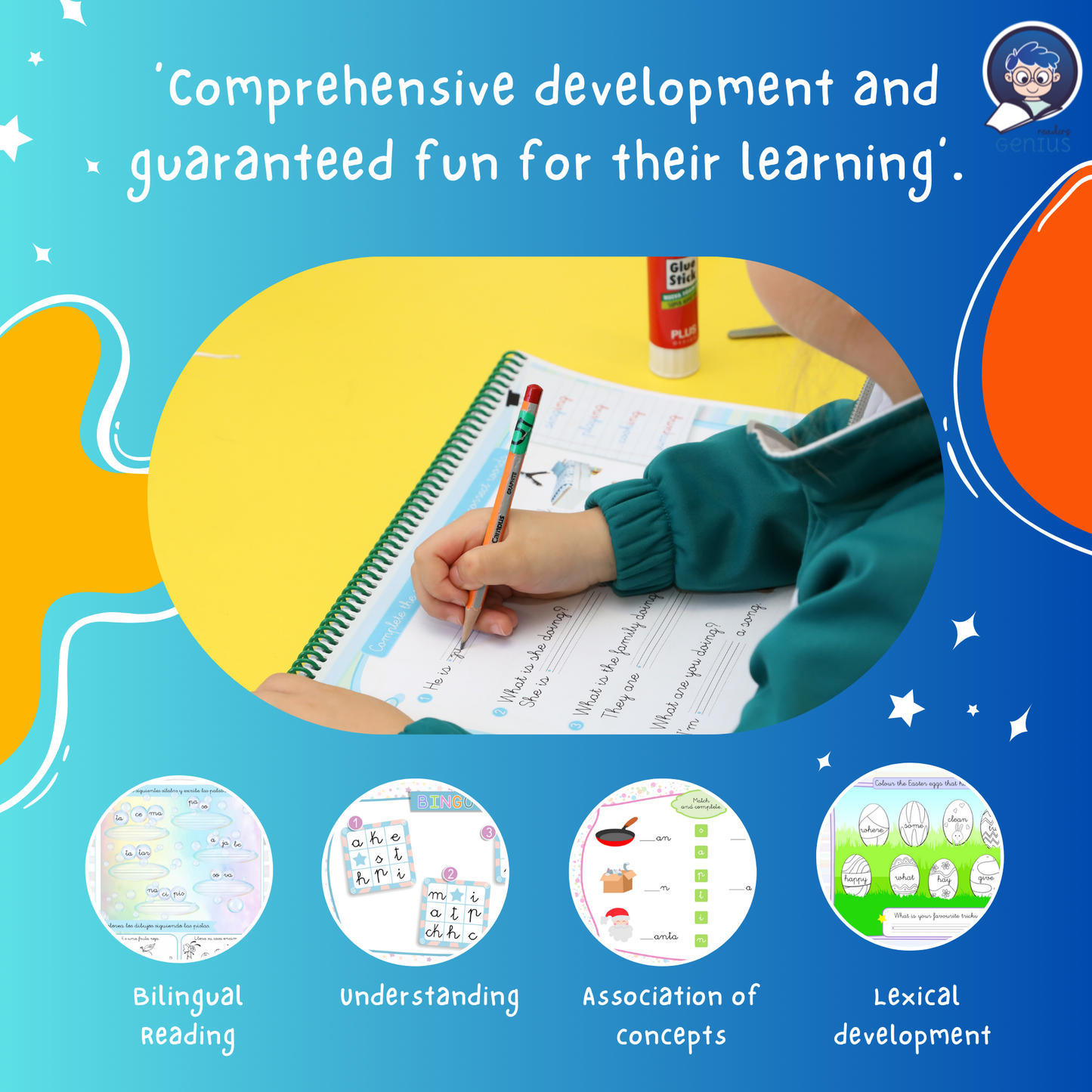 Ready to Read Level 1 : Genius Readers – Ready to Read Level 1: Aprender a Leer y Escribir en Español / Inglés para Niños de 5 a 7 Años - Genius Readers - The Best Early Learning Path