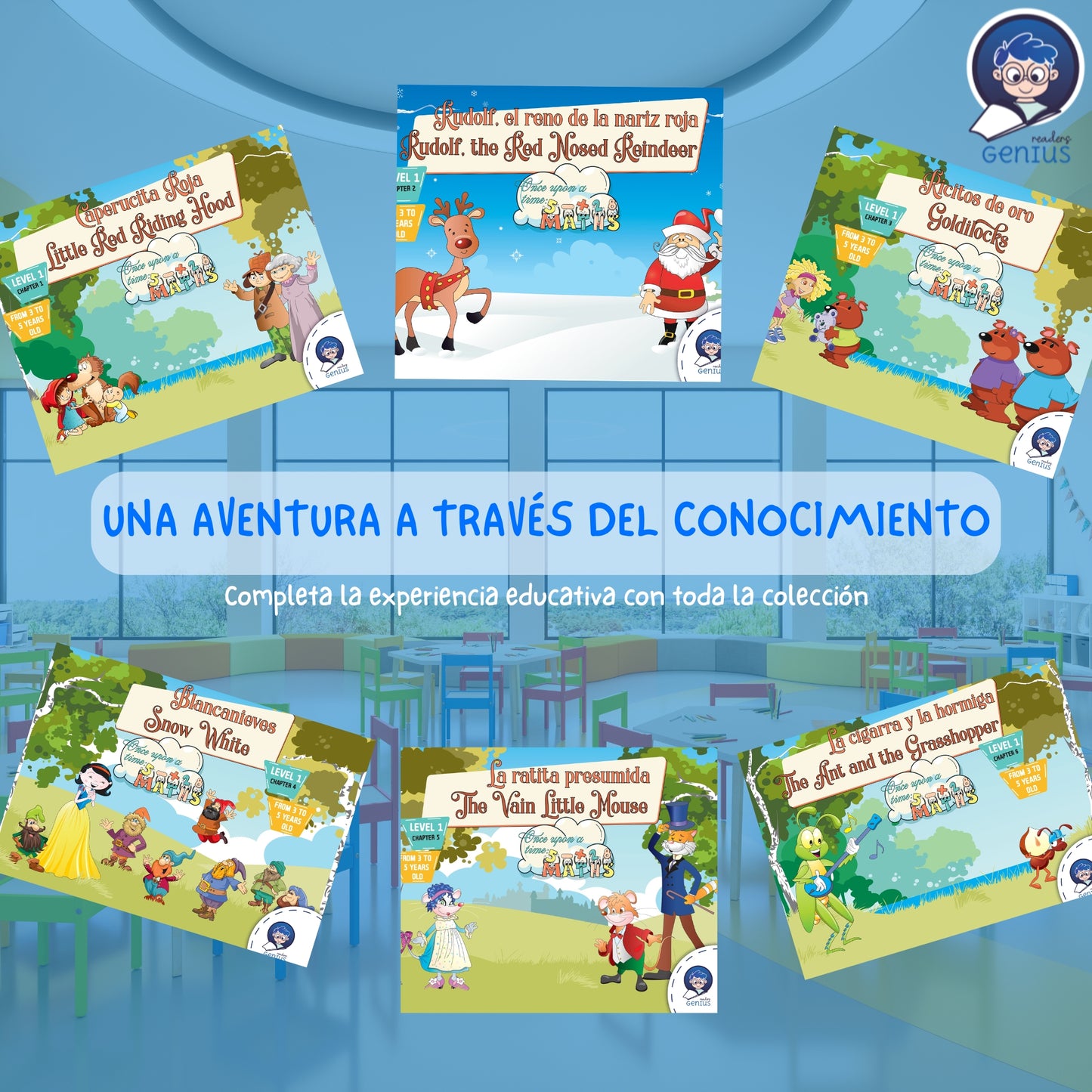 Rodolfo El Reno de la Nariz Roja / Rudolf, the Red Nosed Reindeer | Level 2 - Genius Readers - The Best Early Learning Path