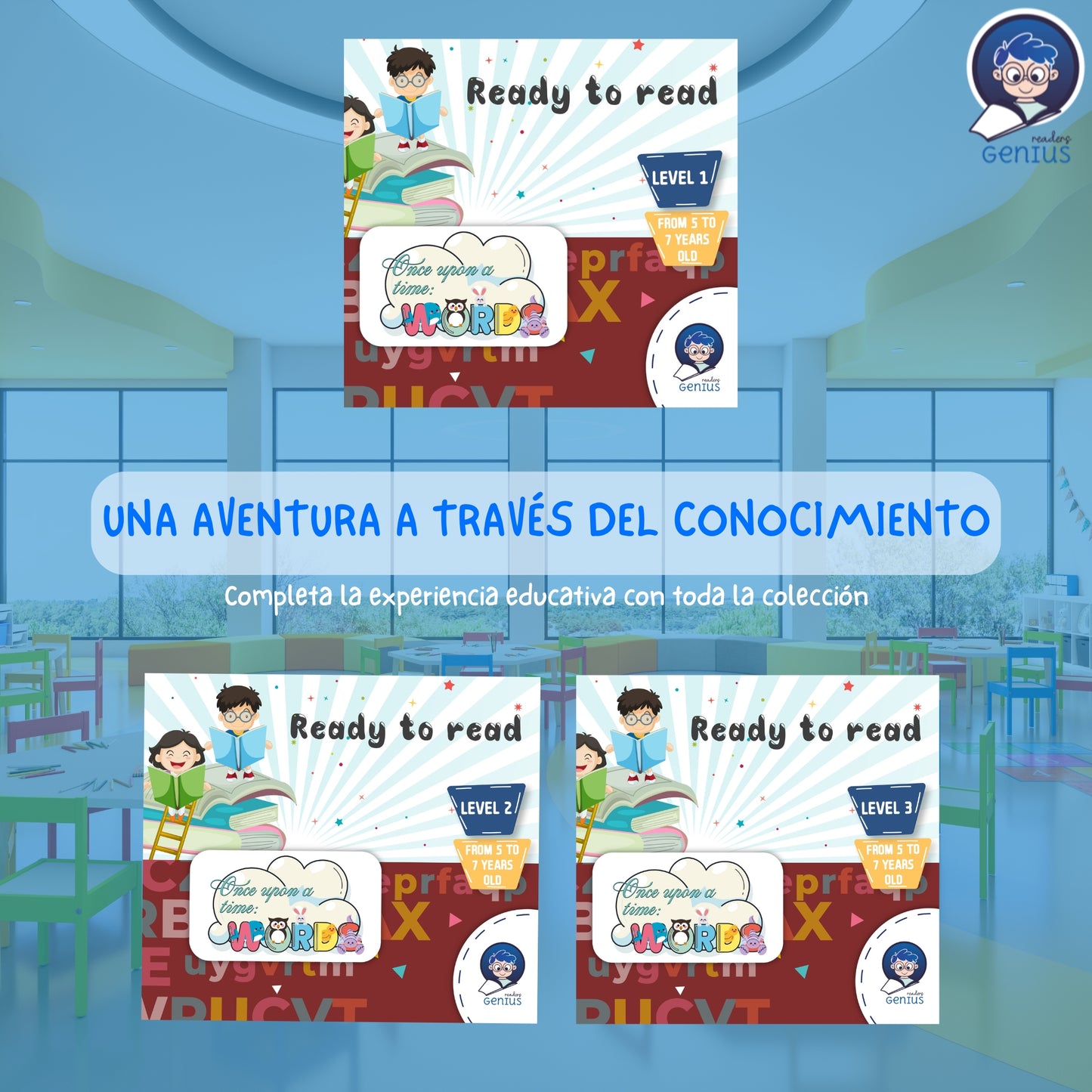 Ready to Read Level 3: Aprender a Leer y Escribir en Español / Inglés para Niños de 5 a 7 Años - Genius Readers - The Best Early Learning Path