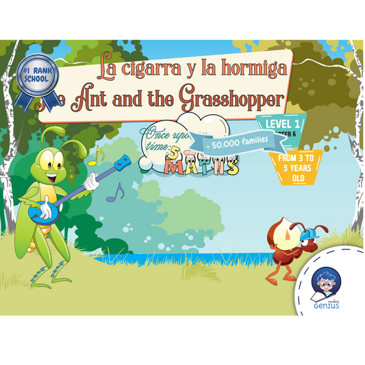 La cigarra y la hormiga / The ant and the grasshopper | Level 6 - Genius Readers - The Best Early Learning Path